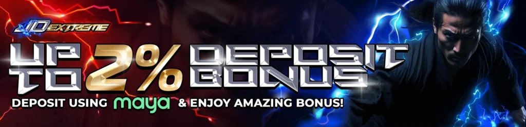 JDEXTREME Casino Promotions! Up to 2% Cashback Every Deposit